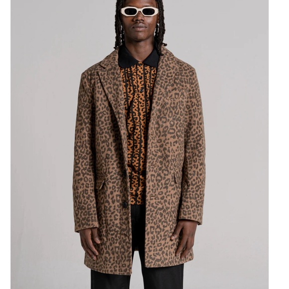 D/Struct UNISEX LEOPARD PRINT COAT | LEOPARD PRINT - Picture 2 of 6